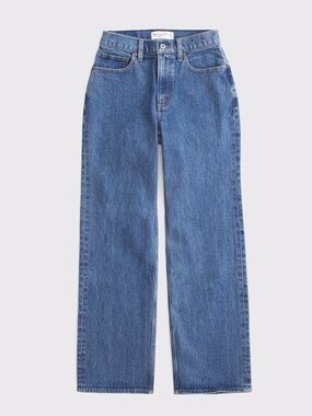 Abercrombie & Fitch Curve Love High Rise 90s Relaxed Jean